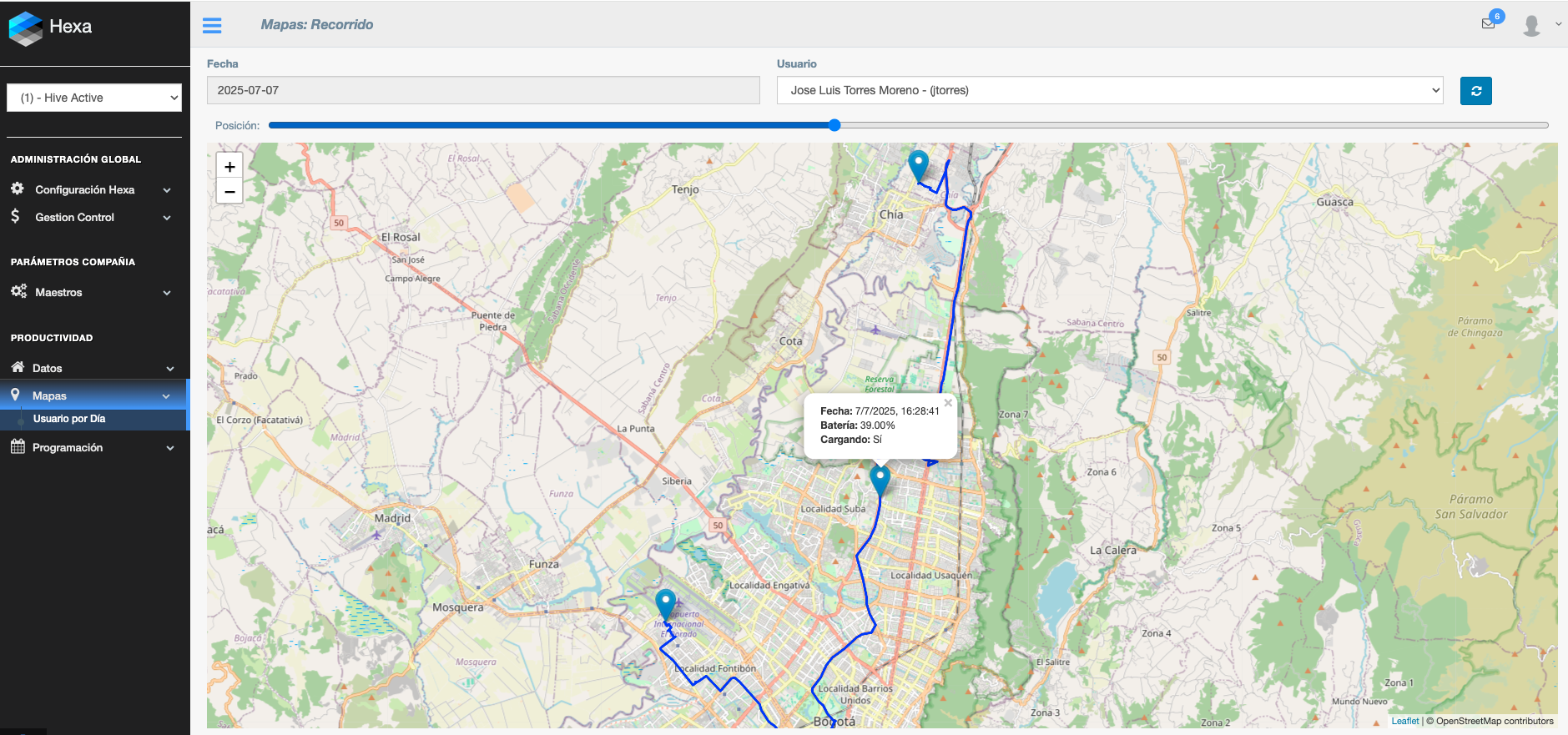 Seguimiento GPS